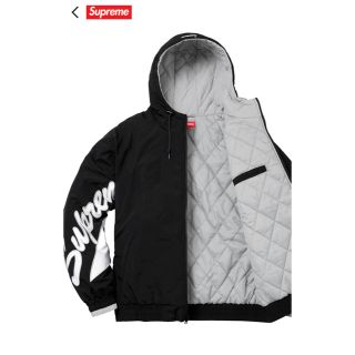 シュプリーム(Supreme)のsupreme script sideline jacket Lサイズ(ナイロンジャケット)