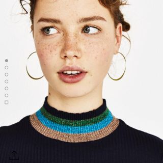 ベルシュカ(Bershka)のコントラストトリムつきハイネックtシャツ 送料込み(Tシャツ(半袖/袖なし))