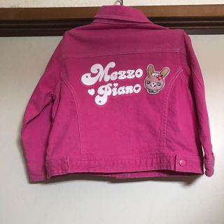 メゾピアノ(mezzo piano)のmezzo piano ジャンバー １２０cm(ジャケット/上着)