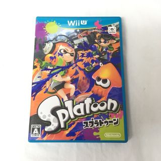 ウィーユー(Wii U)の【中古/美品/送料無料】任天堂Wii U スプラトゥーン Splatoon(家庭用ゲームソフト)