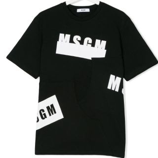 エムエスジイエム(MSGM)の2018SS 新作✨  MSGM フロント&バックデザインロゴ Tシャツ(Tシャツ(半袖/袖なし))