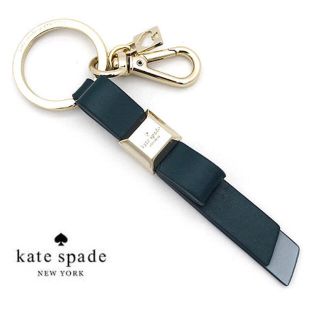 ケイトスペードニューヨーク(kate spade new york)のApple様専用ページ kate spade リボン キーホルダー グリーン(キーホルダー)