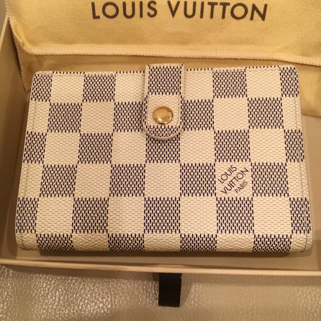 LOUIS VUITTON(ルイヴィトン)の★ ルイ・ヴィトンダミエ アズール ポルトフォイユ・ヴィエノワ財布 美品★ レディースのファッション小物(財布)の商品写真