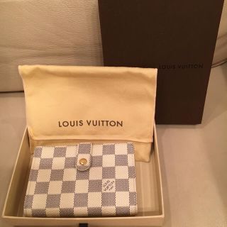 ルイヴィトン(LOUIS VUITTON)の★ ルイ・ヴィトンダミエ アズール ポルトフォイユ・ヴィエノワ財布 美品★(財布)