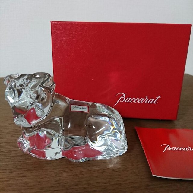 Baccarat(バカラ)の美品☆バカラ☆動物シリーズ☆牛 インテリア/住まい/日用品のキッチン/食器(その他)の商品写真