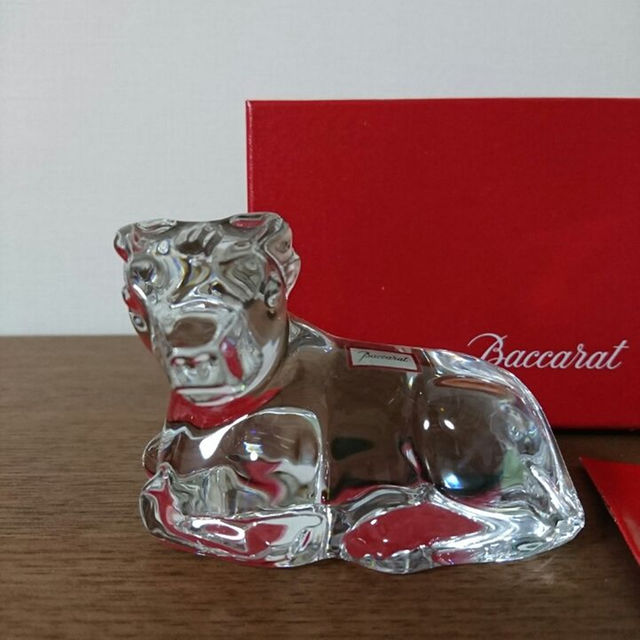 Baccarat(バカラ)の美品☆バカラ☆動物シリーズ☆牛 インテリア/住まい/日用品のキッチン/食器(その他)の商品写真