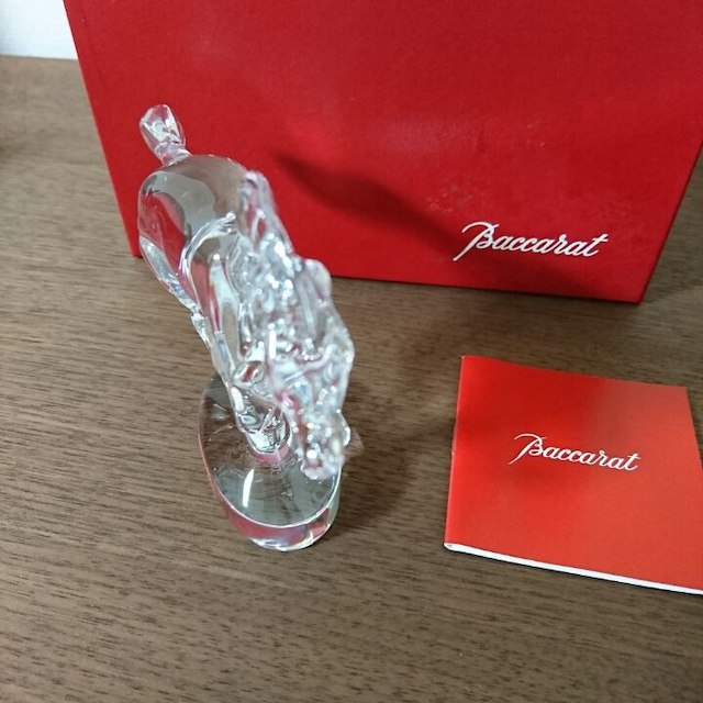 Baccarat(バカラ)の美品☆バカラ☆動物シリーズ☆馬 インテリア/住まい/日用品のキッチン/食器(その他)の商品写真