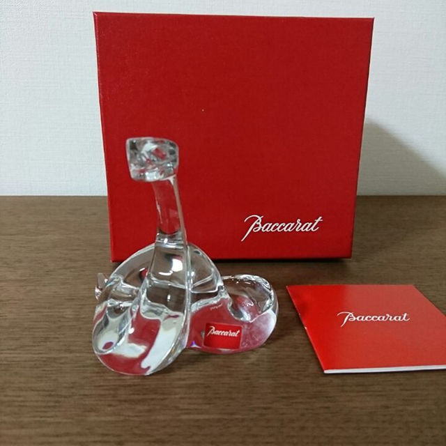 Baccarat(バカラ)の美品☆バカラ☆動物シリーズ☆蛇 インテリア/住まい/日用品のキッチン/食器(その他)の商品写真