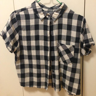 トップショップ(TOPSHOP)のTOP SHOP☆チェックシャツ(シャツ/ブラウス(半袖/袖なし))