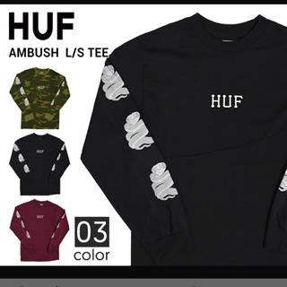 ハフ(HUF)のHUF ロングtシャツ ブラック mサイズ(Tシャツ/カットソー(七分/長袖))
