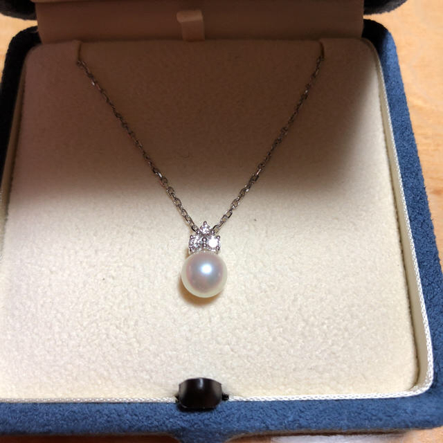 MIKIMOTO(ミキモト)のミキモトパールダイヤ付き レディースのアクセサリー(ネックレス)の商品写真