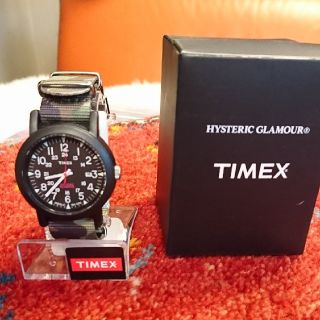 ヒステリックグラマー(HYSTERIC GLAMOUR)のTIMEX×HYSTERIC CAMPER ヒスグラ 時計 ヒステリックグラマー(腕時計(アナログ))