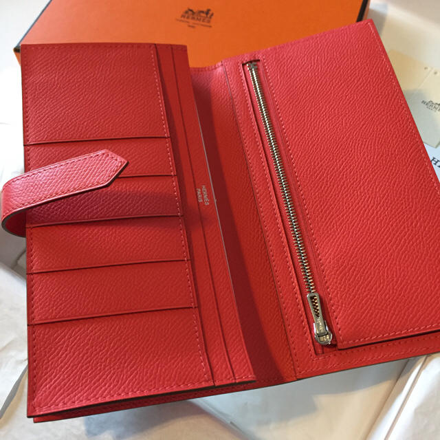 【極上美品】801 HERMES エルメス　ベアン  2つ折り長財布