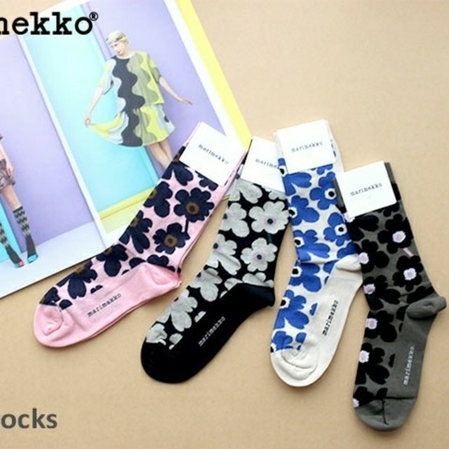 marimekko(マリメッコ)のマリメッコ ソックス HIETA レディースのレッグウェア(ソックス)の商品写真
