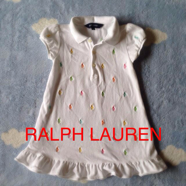 Ralph Lauren(ラルフローレン)のRALPH LAURENワンピ 未使用 キッズ/ベビー/マタニティのキッズ服女の子用(90cm~)(その他)の商品写真