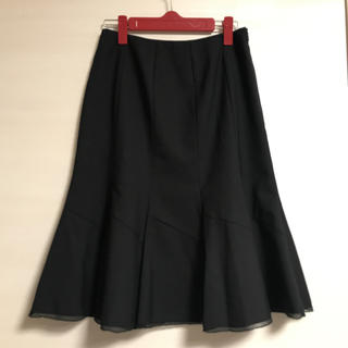 ケイタマルヤマ(KEITA MARUYAMA TOKYO PARIS)のKEITA MARUYAMA TOKYO PARIS ブラックマーメイドスカート(ひざ丈スカート)