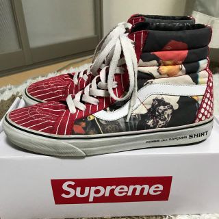 シュプリーム(Supreme)のシュプリーム コムデギャルソン バンズ supreme garcons vans(スニーカー)