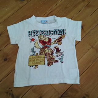 ヒステリックミニ(HYSTERIC MINI)のヒスミニ 白 Tシャツ 80センチ(Ｔシャツ)