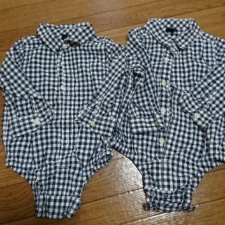 ベビーギャップ(babyGAP)のベビーギャップ ギンガムチェック シャツ 二枚(ブラウス)