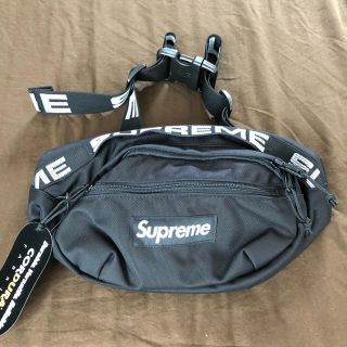 シュプリーム(Supreme)のSupreme 18ss Waist Bag Black(ウエストポーチ)