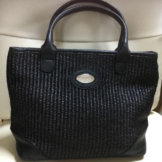 フルラ(Furla)の美品  フルラ    メッシュバッグ     黒(ハンドバッグ)