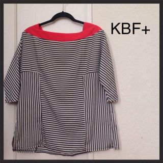 ケービーエフ(KBF)のKBF＋ ✳︎ ボーダープルオーバー(カットソー(長袖/七分))