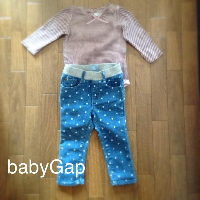 babyGAP(ベビーギャップ)のbabyGapセット サイズ80 キッズ/ベビー/マタニティのベビー服(~85cm)(ロンパース)の商品写真
