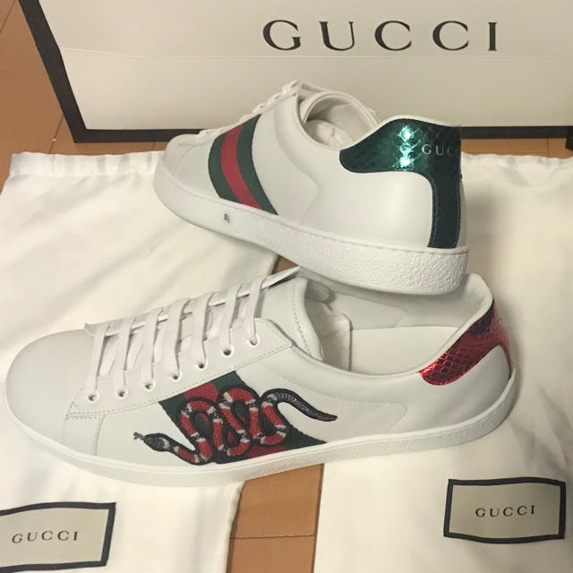 通販 人気】 Gucci スネーク スニーカー GUCCI - スニーカー