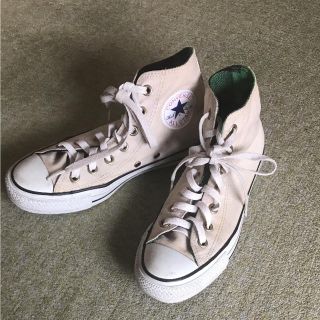 コンバース(CONVERSE)のハイカット コンバース グレージュ 24.5cm UK５.5(スニーカー)