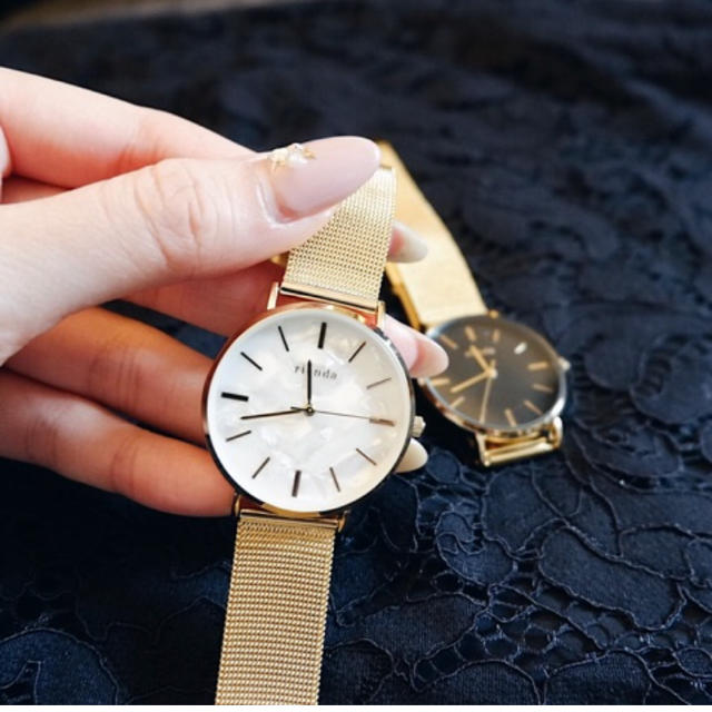 rienda(リエンダ)の☆rienda☆ノベルティー時計☆Mesh Band wrist watch レディースのファッション小物(腕時計)の商品写真