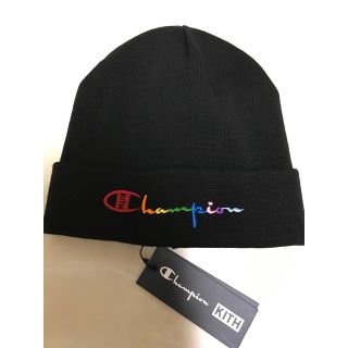 チャンピオン(Champion)のKITH×Champion ビーニー ブラック(ニット帽/ビーニー)