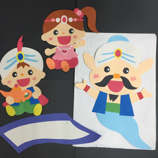 ❁壁面 誕生日表 アラジンと魔法のランプ❁ ハンドメイドのハンドメイド その他(その他)の商品写真