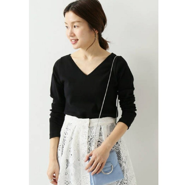 IENA 新品AURALEE*IENA 別注 VネックTシャツ