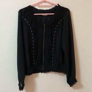 アクシーズファム(axes femme)の2点 ❤︎ axesfemme ❤︎ レースシフォンブルゾン(ブルゾン)