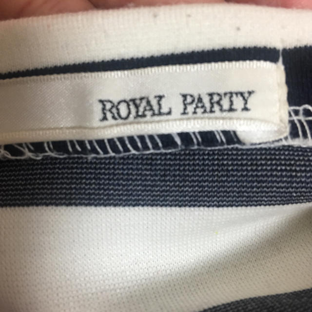 ROYAL PARTY(ロイヤルパーティー)のcabi様専用♡マリンボーダーベアワンピース レディースのワンピース(ひざ丈ワンピース)の商品写真