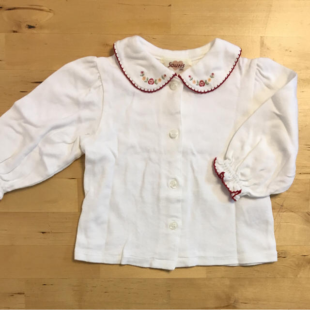 Souris(スーリー)の【スーリー】ブラウス 80 キッズ/ベビー/マタニティのベビー服(~85cm)(シャツ/カットソー)の商品写真