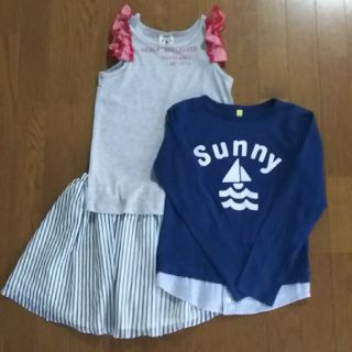 レディーアップルシード(REDDY APPLESEED)の１４０ｃｍ→APPLESEEDタンク、ＳＵＮＮＹｌａｎｄｓｃａｐｅロンＴ他(Tシャツ/カットソー)