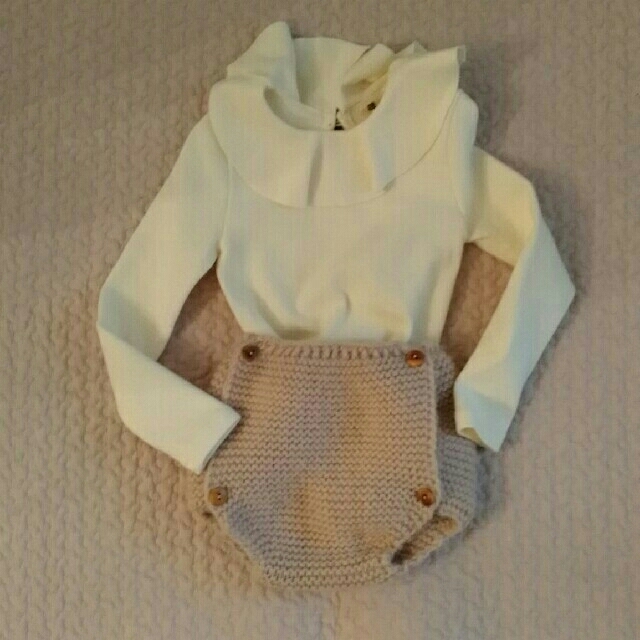 Caramel baby&child (キャラメルベビー&チャイルド)の[ひ&こmamさま専用] tocotovintage ニットブルマ12m-18m キッズ/ベビー/マタニティのベビー服(~85cm)(パンツ)の商品写真