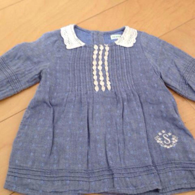 3can4on(サンカンシオン)のダンガリーチュニック♡キッズ キッズ/ベビー/マタニティのキッズ服女の子用(90cm~)(その他)の商品写真