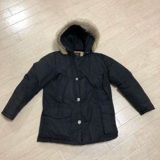 シュプリーム(Supreme)のwoolrich ブラック アークティックパーカー xs(ダウンジャケット)