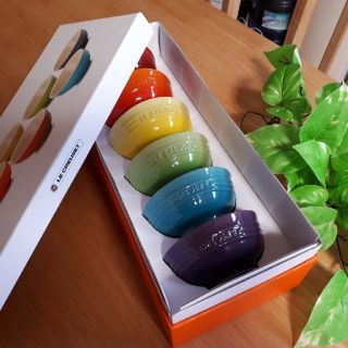 ルクルーゼ(LE CREUSET)のルクルーゼ レインボーコレクション ミニボウル 新品未使用(食器)