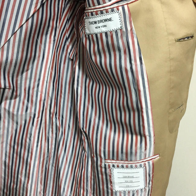 THOM BROWNE(トムブラウン)のトムブラウン バルカラーコート 0 thom browne メンズのジャケット/アウター(ステンカラーコート)の商品写真