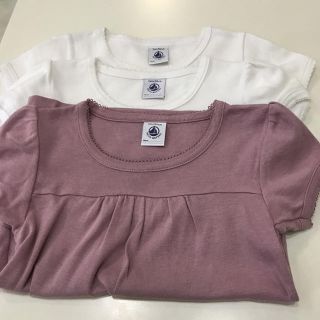 プチバトー(PETIT BATEAU)のPETIT BATEAU Tシャツ3枚セット(Ｔシャツ)