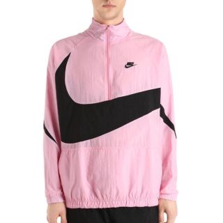 ナイキ(NIKE)のS ピンク 新品未使用 Nike Swoosh Big Logo Jacket(ナイロンジャケット)