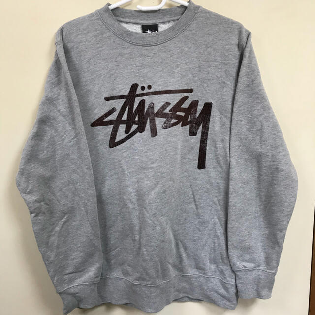 STUSSY - stussy トレーナー スウェット グレーの通販 by ゆうと