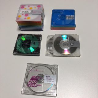 ビクター(Victor)の使用済み MDディスク 18枚 ＋MDヘッドレンズクリーナー(その他)