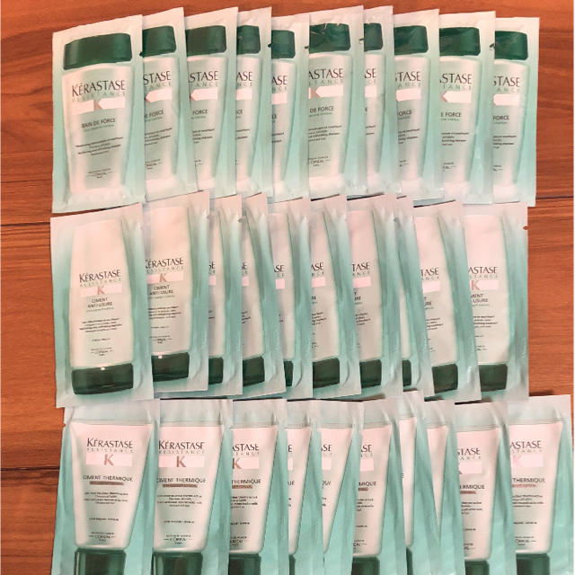 KERASTASE(ケラスターゼ)の新品未使用未開封！ケラスターゼRE サンプル各10点セット コスメ/美容のキット/セット(サンプル/トライアルキット)の商品写真