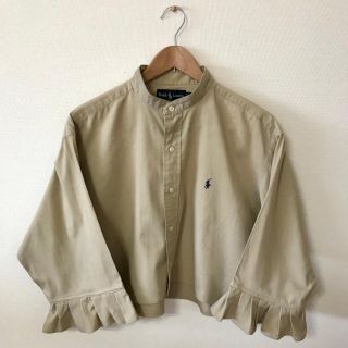 ラルフローレン(Ralph Lauren)の人気デザイン💕リメイクシャツ(シャツ/ブラウス(長袖/七分))