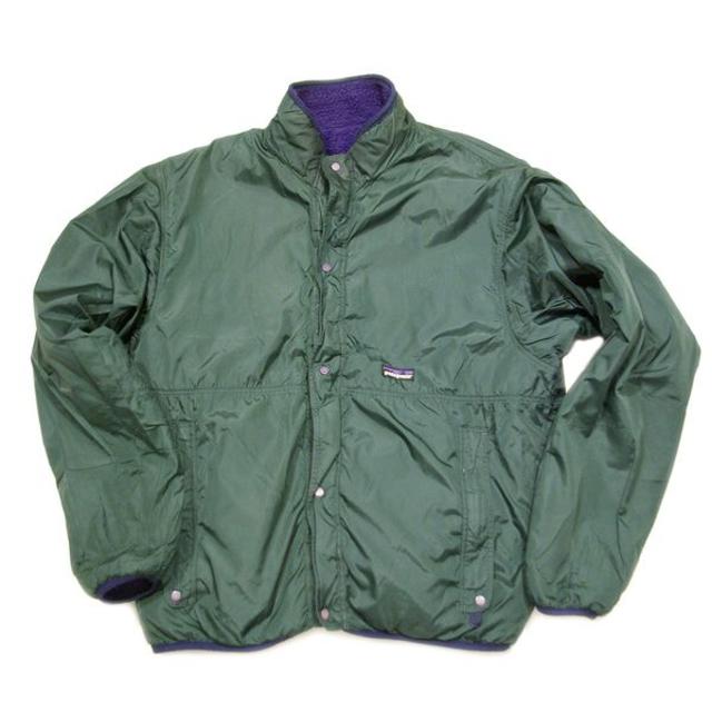 patagonia(パタゴニア)の90's patagonia Glissade purple×green XL メンズのジャケット/アウター(ナイロンジャケット)の商品写真