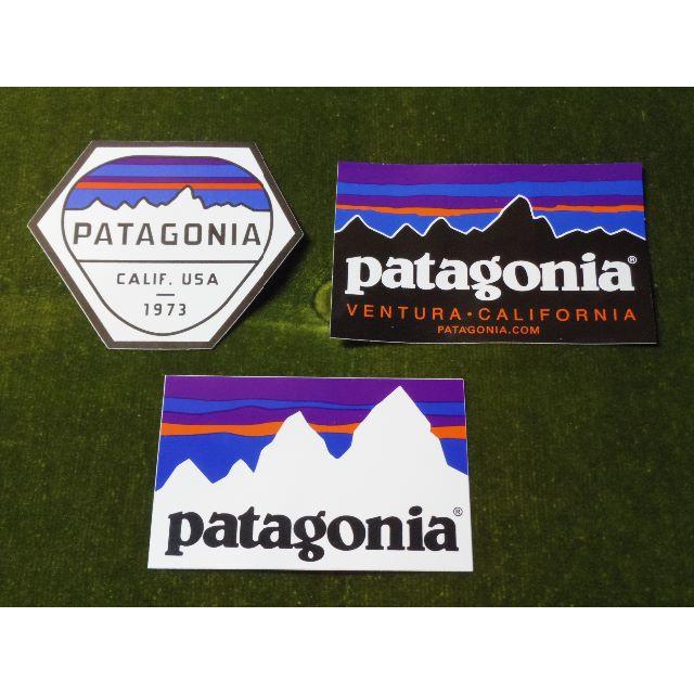 patagonia(パタゴニア)のお得な３枚set patagonia パタゴニア 定番　ステッカー スポーツ/アウトドアのアウトドア(登山用品)の商品写真